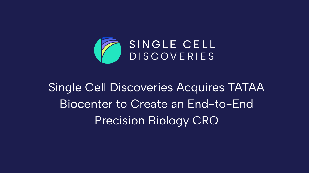 TATAA Biocenter Joins Single Cell Discoveries